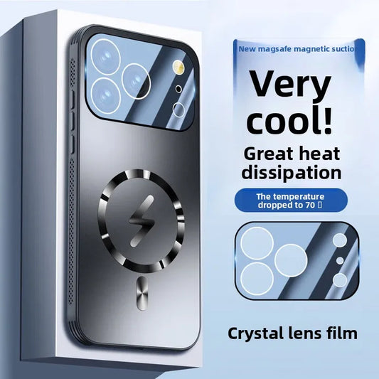 Magnetic Frosted iPhone 17 Pro Max 17pro Case with Heat Dissipation Full Protection for iPhone 17  Air Camera