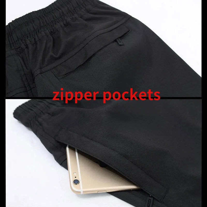 Men's Pants Sweatpant Quick Dry Breathable Pants Spring Sports Trouser Elastic