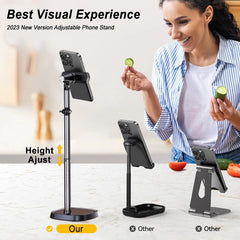 Phone Holder 360° Rotatable Live Broadcast Bracket Height Adjustable Desktop