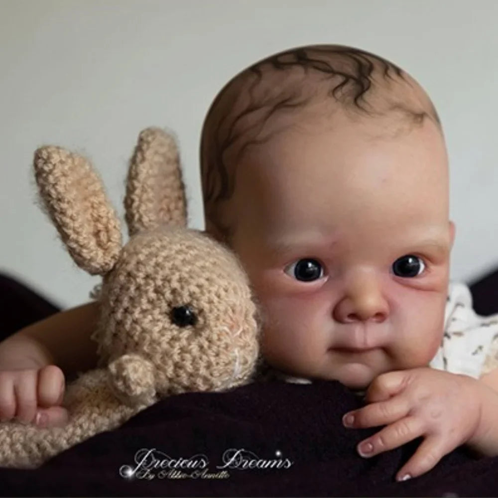 18inches Already Painted Bebe Bettie Doll Kits Vinyl Reborn Doll Unassembled DIY Reborn Doll Kit Gift for Children