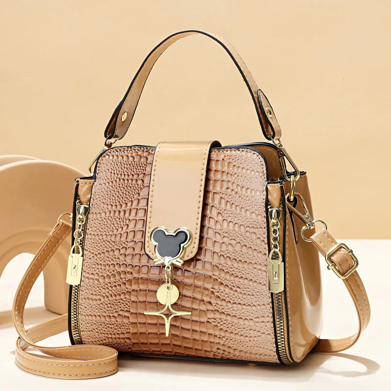 Lady Shopping Bag Casual Fashion Handbag Shoulder Messenger Bag