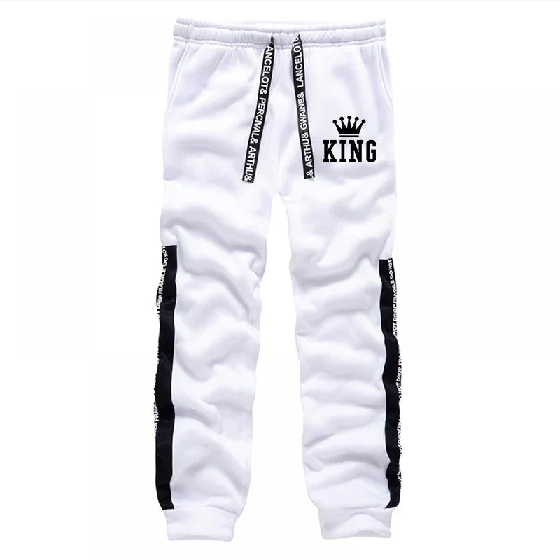 King Printing Mens Tracksuit Hot Sales Casual Hoodie Pants Streetwear Outdoors Mens Clothing Single Piece Sweatshirts Sweatpants