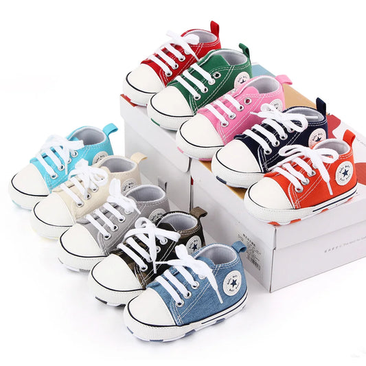 Baby Canvas Classical Shoes Toddler Pre Walking Casual Shoes