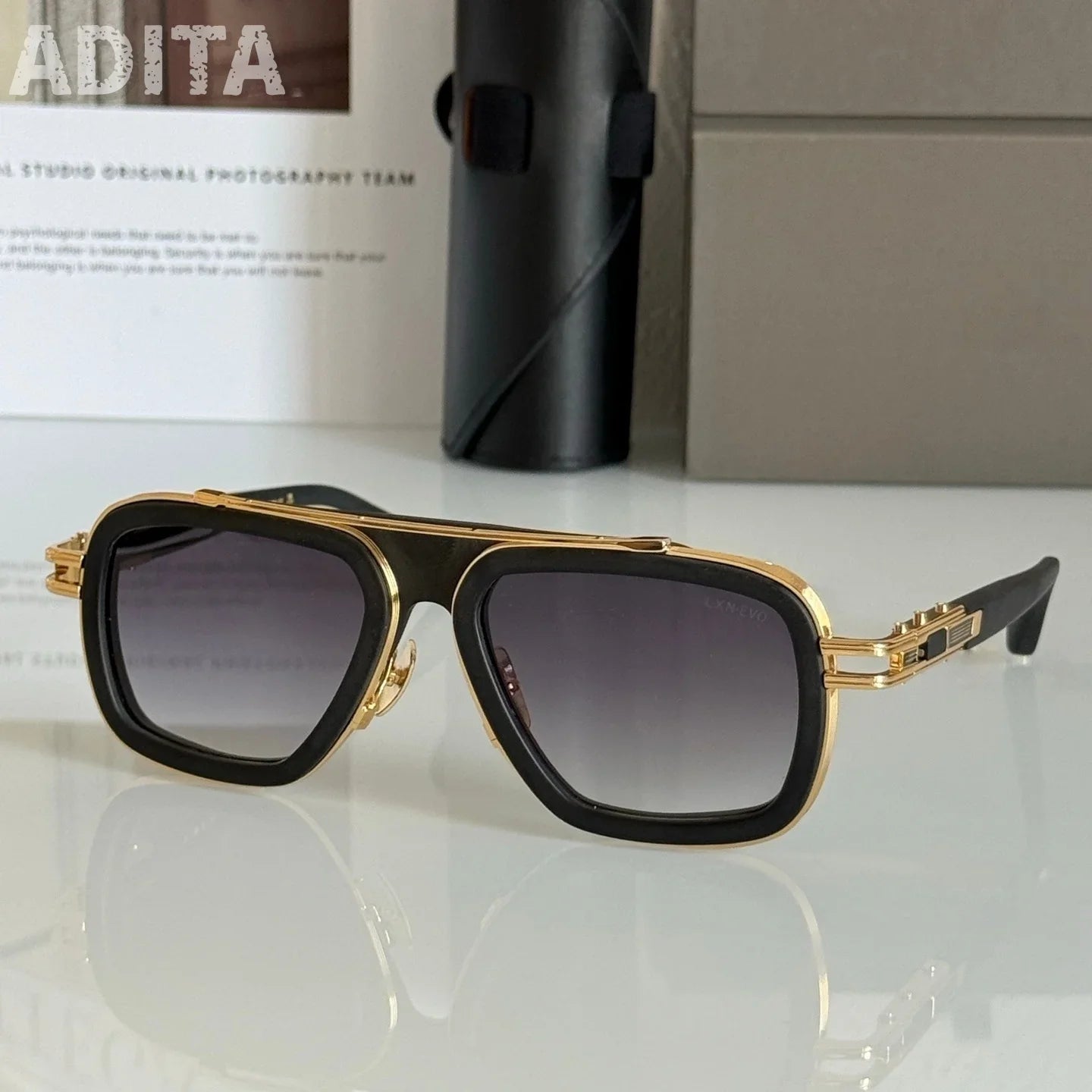 ADITA LXN EVO DTS403 Top Quality Sunglasses for Men Classic Fashion Women Luxury Brand Designer sunglasses UV400 with box