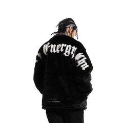 Hip Hop4XL Faux Fu Jacket Imitation Rabbit Hair Cotton Clothes Men's And Women's Jacket