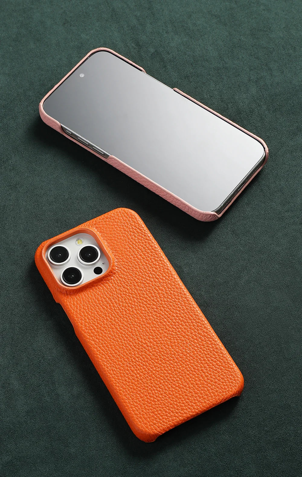 for Magsafe Case for iPhone 17 15 16 Pro Max Air 17Pro Natural Cowhide Lychee Leather Magnetic Protector Luxury Phone Back Cover