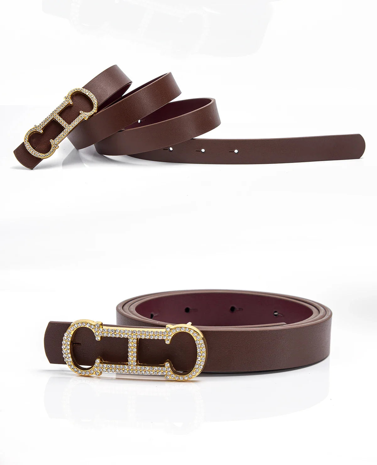 Luxury Brand Leather Belt Women Designer Alloy Buckle Genuine Leather Waist Strap Female Jeans Trouser Dress Waistband Belt
