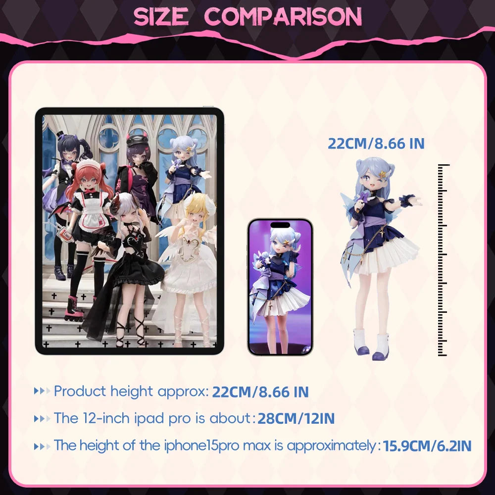 In Stock Neo Eden Mjd Doll Blind Box Light Nightmare Twin Series Movable Joint Doll Anime Figure Collectible Toy Boy Girl Gifts