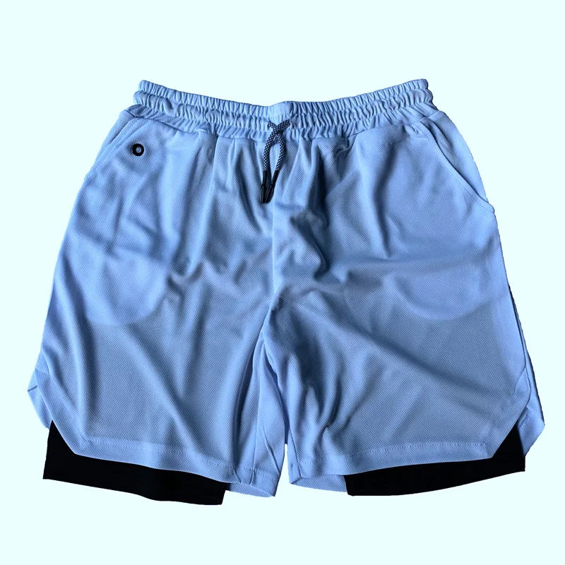 Running Shorts Men 2 in 1 Training Gym Shorts Fitness Men Joggers Jogging