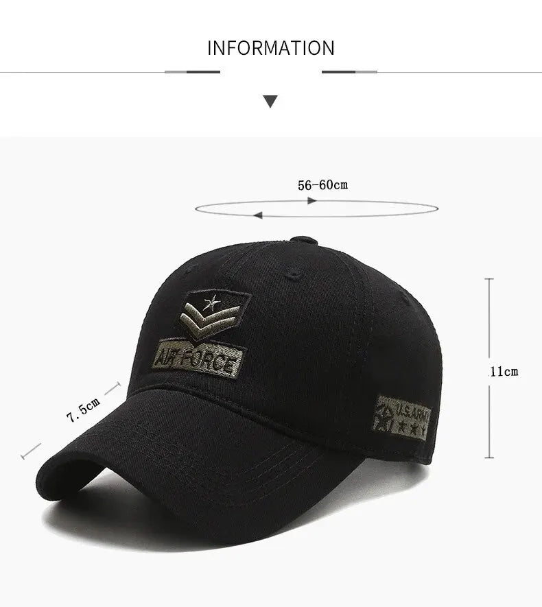 Four Seasons HatsMen's Trendy HatsKorean Casual HatsSpring and Autumn Outdoor SunhatsCamouflage Men's Baseball Caps