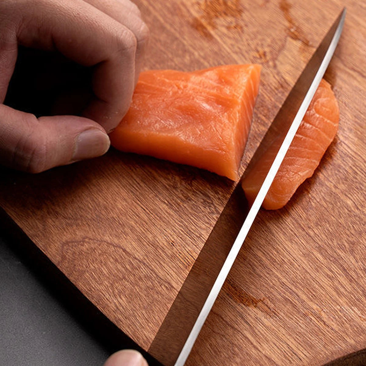 Sushi Knife Salmon Fish Filleting Japanese Chef Knife Stainless Steel Vegetables Slice