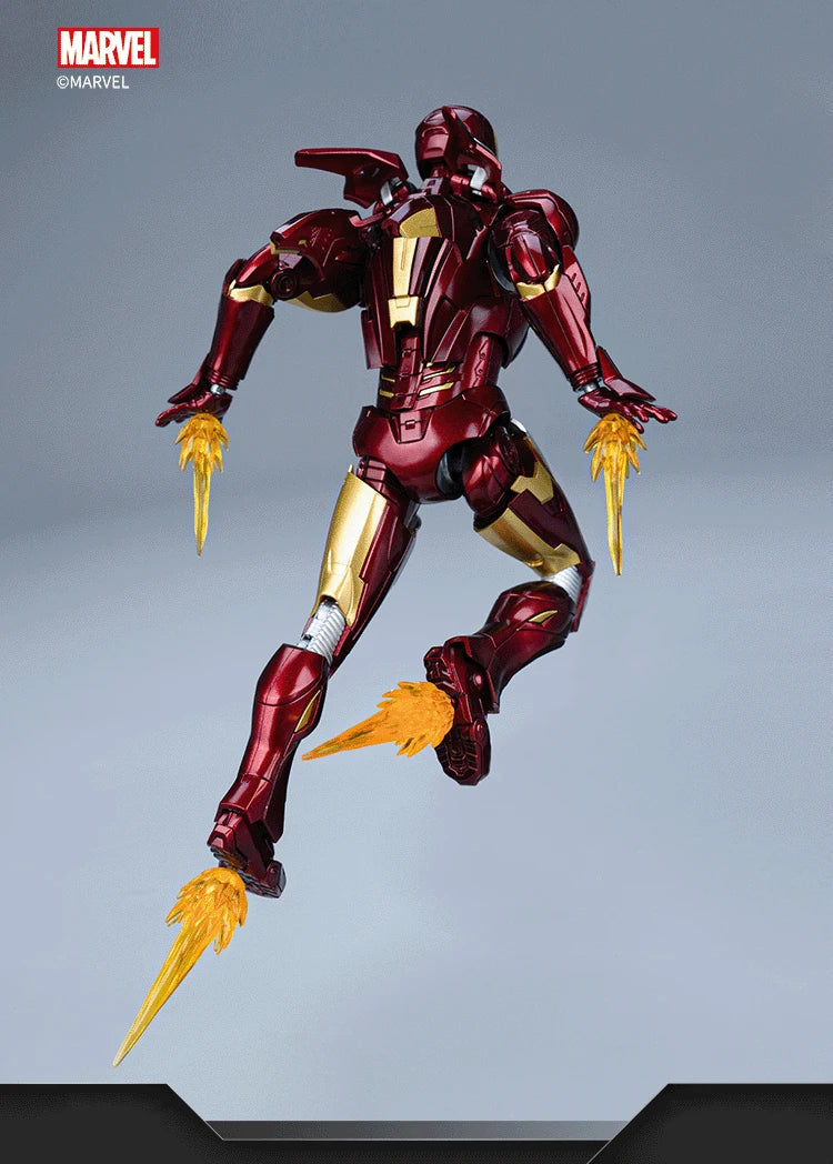 Fondjoy Marvel Iron Man MK7 Assemble Toy Iron Man Model 15cm ABS Material 1/12 Scale Action Figures Toy Birthday Gifts For Boys