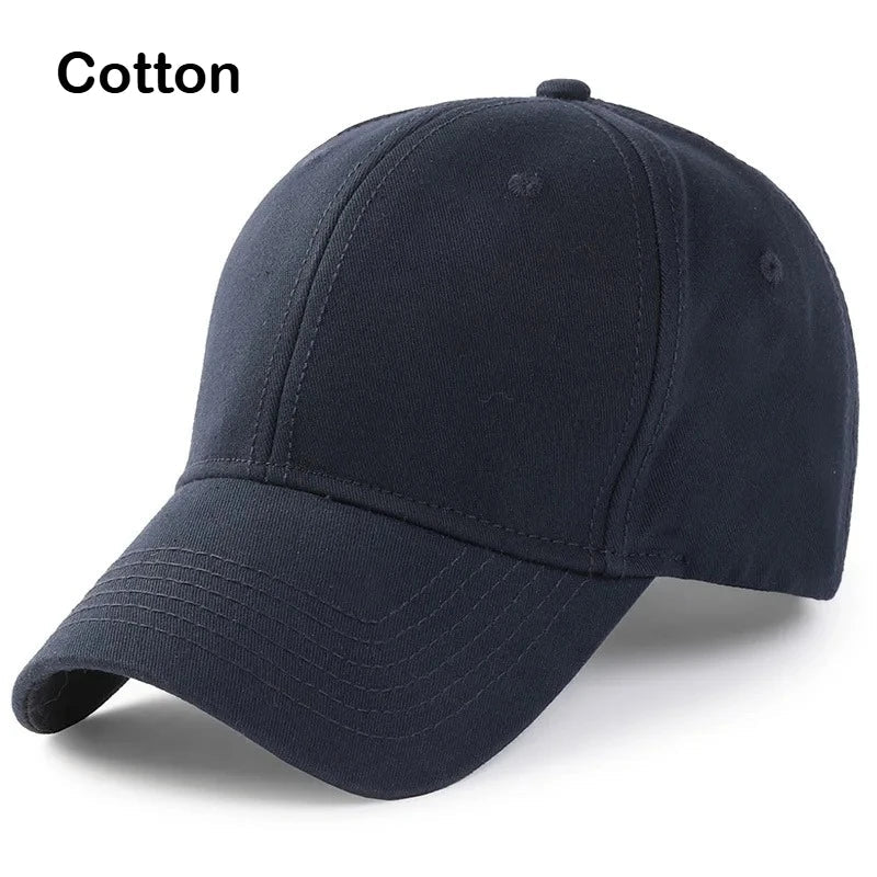 Summer Lightweight Quick Drying Baseball Cap Man  Plus Hat Male Outdoor Sport Oversized Men's Navy Baseball Cap for Big Heads