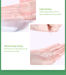 10pcs Natural Aloe Vera Face Masks Skin Care Moisturizing Brightening Korean Mask Face Lifting Visage Facial Mask for Beauty