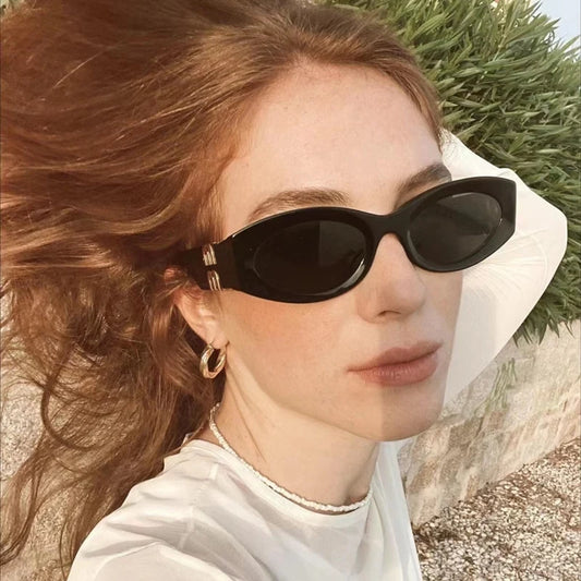 Sunglasses Women Cat eye Vintage Small Superstar Accessories