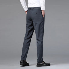 Brand Clothing Summer High Quality Soft Formal Suit Pants Men Business