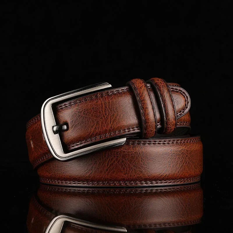 1Pc Deepeel 3.7*110-130cm Men's 2nd Cowskin Leather Belts Male Designer Business Waistband Crafts for Adults Jeans Accessories