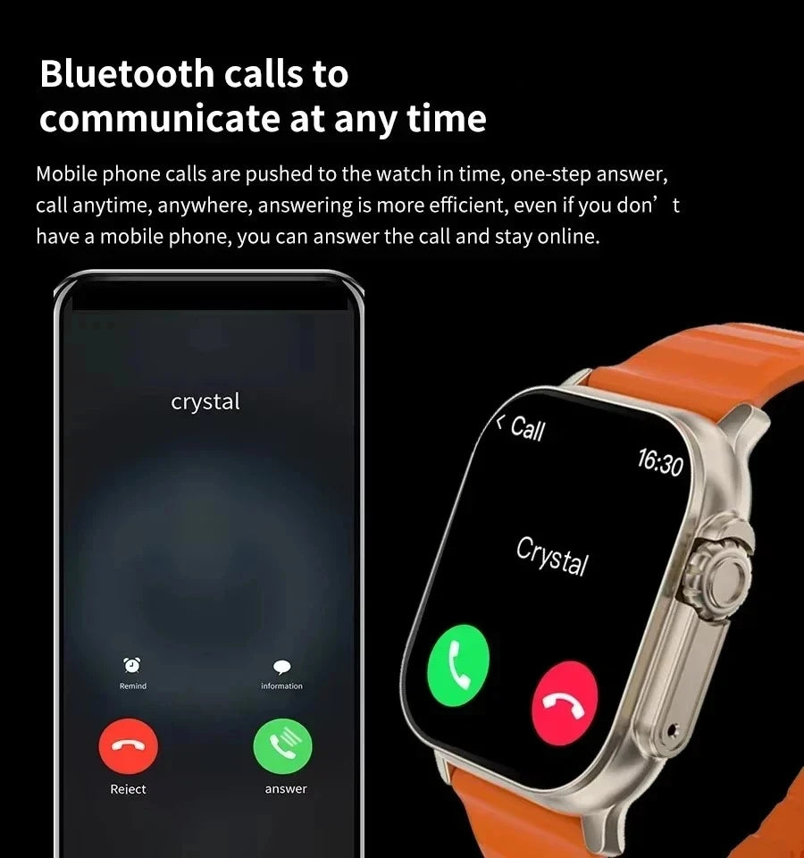 2026 Original T900 Ultra 2 Smart Watch 49mm Men Women Bluetooth Call Music Game Wireless Charging NFC Smartwatch For Android IOS