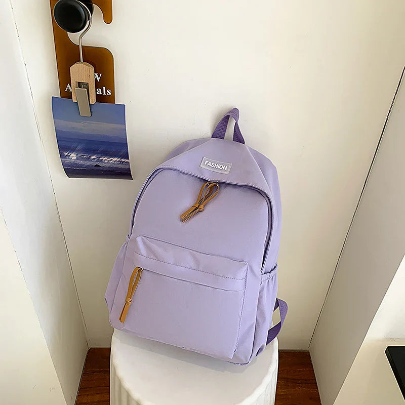 Kawaii Large-capacity All-match Backpack Korean Version Simple Storage Bag Back to School Office Supplies Cute Stationery