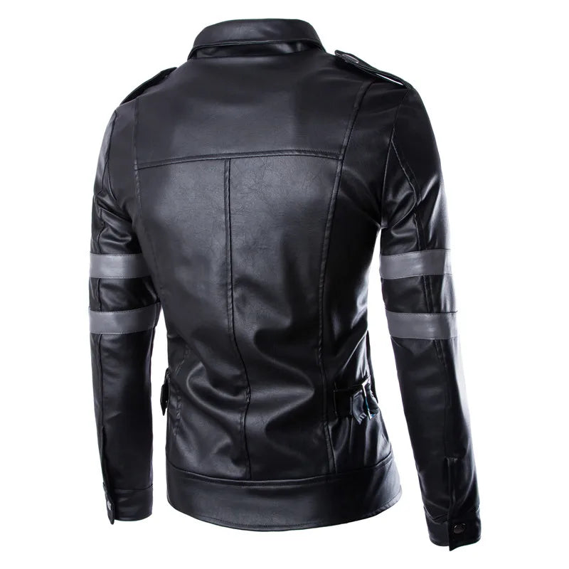Deepening the crisis of high-end slim-fit Lyon hunting three-dimensional pocket leather