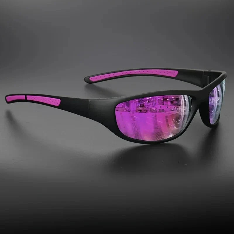 1/3PCS Unisex Polarized Sports Sunglasses Photochromic Wraparound Lenses for Cycling Fishing Driving Night Vision