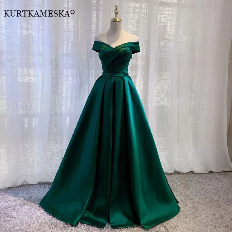 Evening wear Dresses: Bridesmaid Maxi Dress Elegant Long Prom Evening Guest