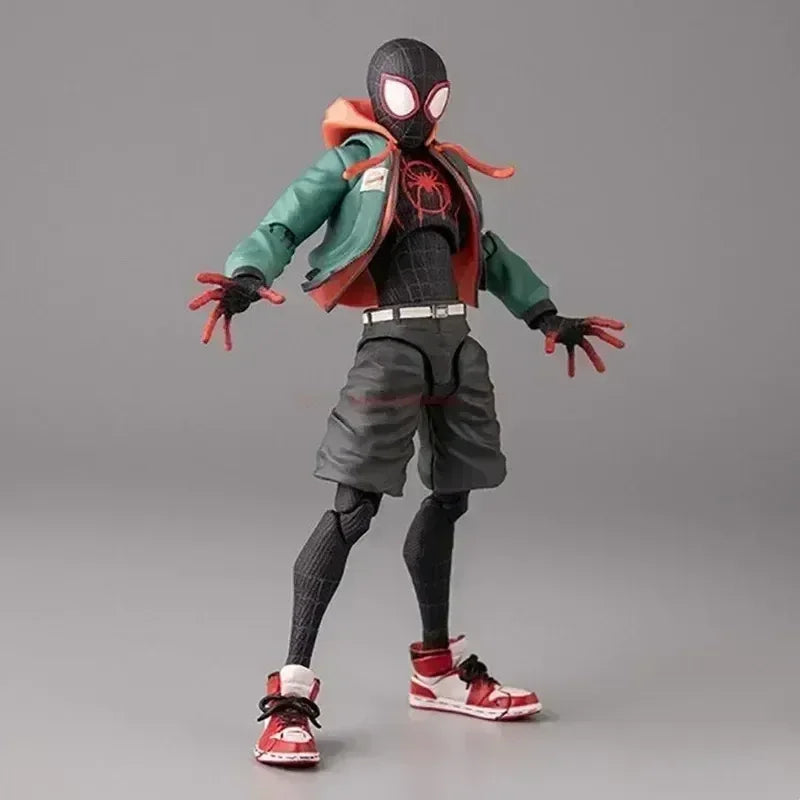 2024 Spiderman Gwen Peter Action Figure Anime Spider-verse Collection Sentinel Miles Morales Figures Christmas Toys Gifts