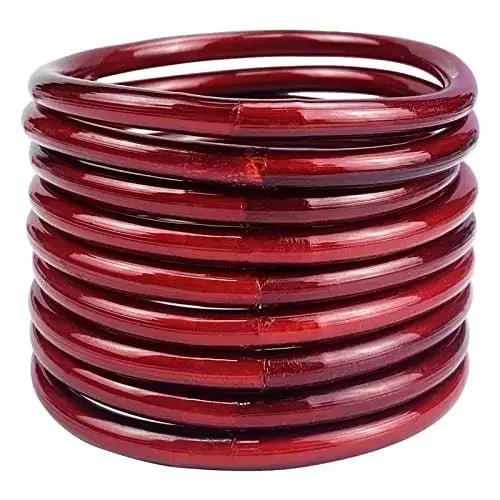 9Pcs/set Buddhist Jonc Bracelet Jewelry Lightweight Bowknot Glitter Jelly Silicone Bangle Bracelet for Women Buddha Girls