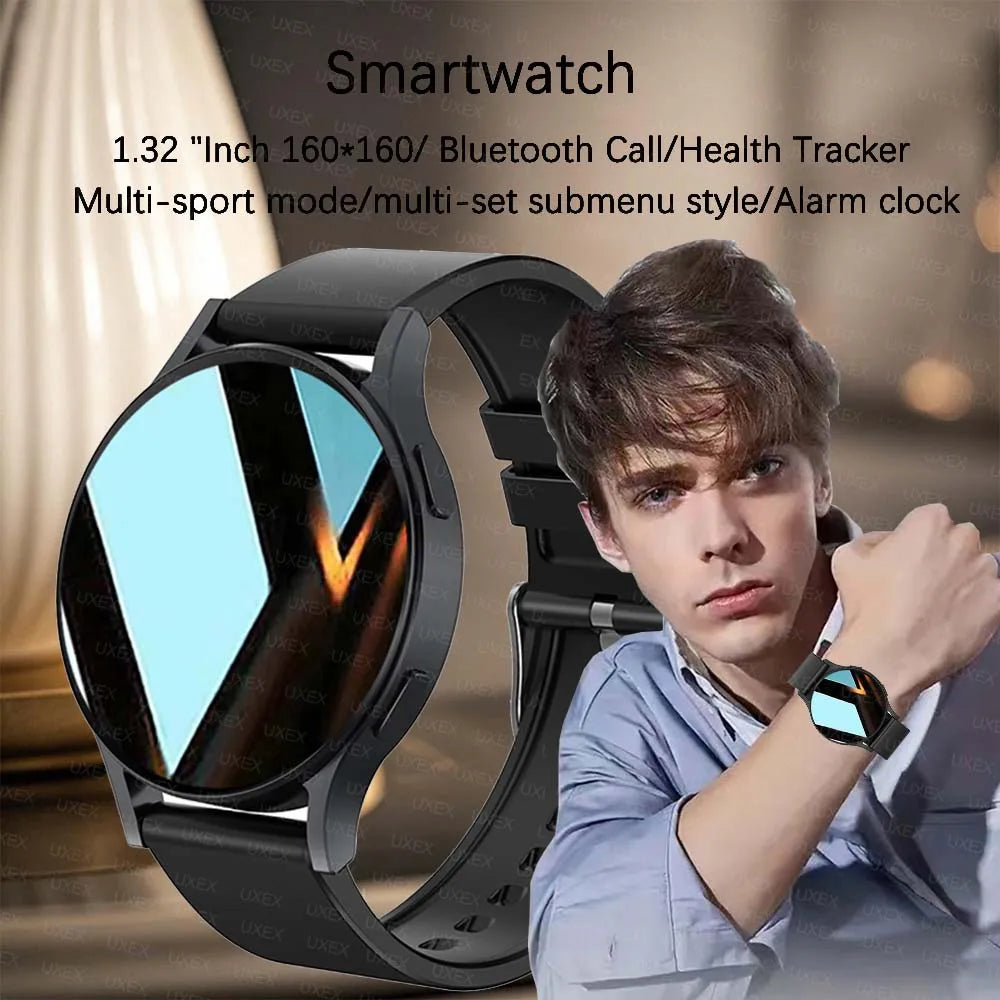 For Classic Smartwatch App Control Men Sports Health Tracking Notification Reminder Bluetooth Call Alarm Clock Smart Watch 2025