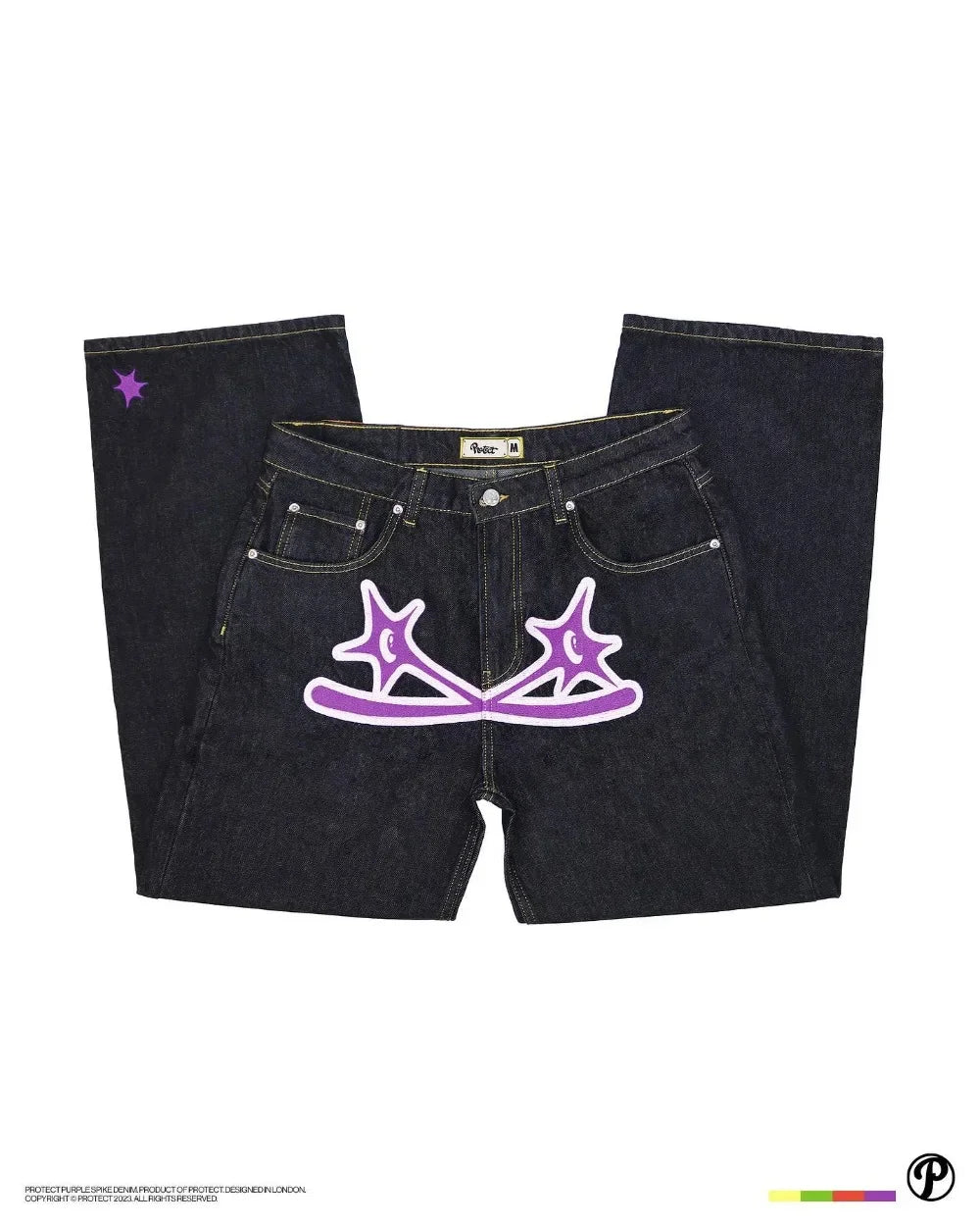 Hip Hop Street Apparel Jeans Y2k Harajuku Printed Gothic Jeans