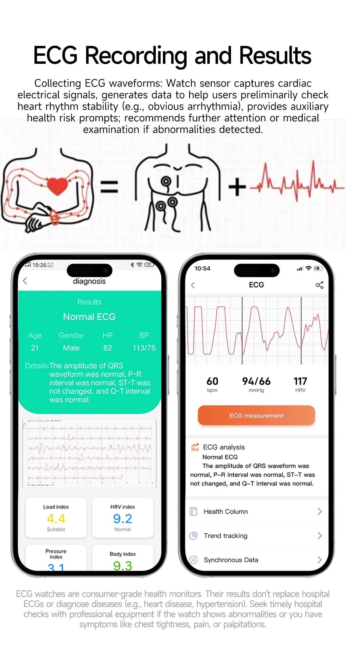 2025 Laser Treatment Three High SmartWatch 1.95" Sapphire Curved Screen ECG+PPG Blood fat Uric Acid Health Diagnosis Smartwatch