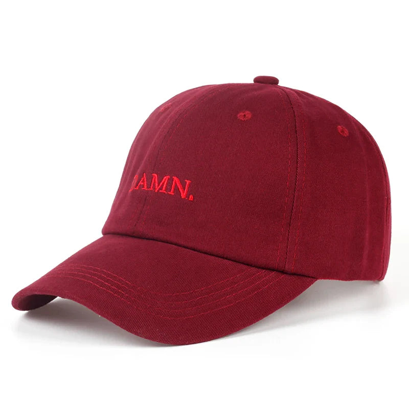 DAMN Hats for men and woman Embroidered DAMN. Dad Hat Hip Hop Stitched Kendrick lamar Unstructured Rapper Snapback Baseball Cap