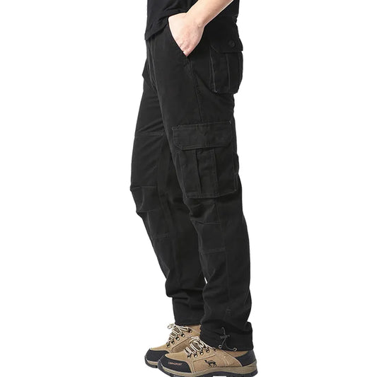 Large Pocket Loose Overalls Men's Outdoor Sports Jogging Military Tactical Pants
