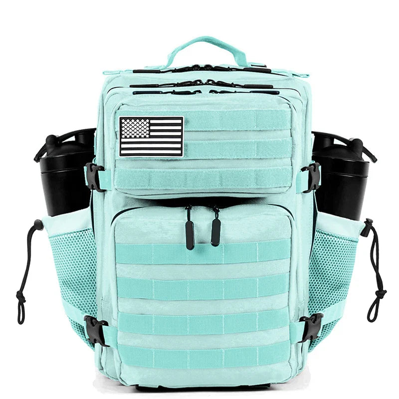 35L Tactical Backpack for Women Men Molle Outdoor Travel Camping Hiking Bag Sports Weekend Athlete Gym Rucksack Dual Cup Holders