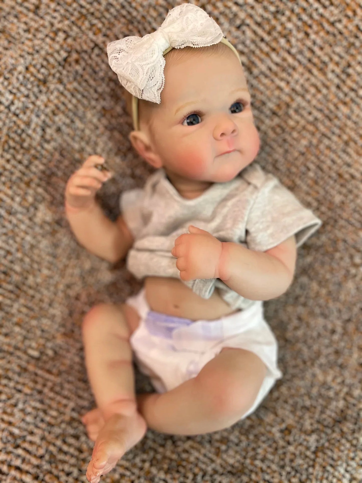 Cuddly Bettie Bebe Reborn Girl Full Body Vinyl Doll 50cm Collectible Lifelike Realistic Art Reborn Dolls muñecas reborn