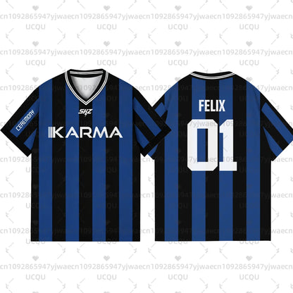 Adult Women's Men's Boys' Casual Sporty KARMA Ceremony 3D Print Graphic T-Shirt Girl Tee Outdoor Sports T-shirt