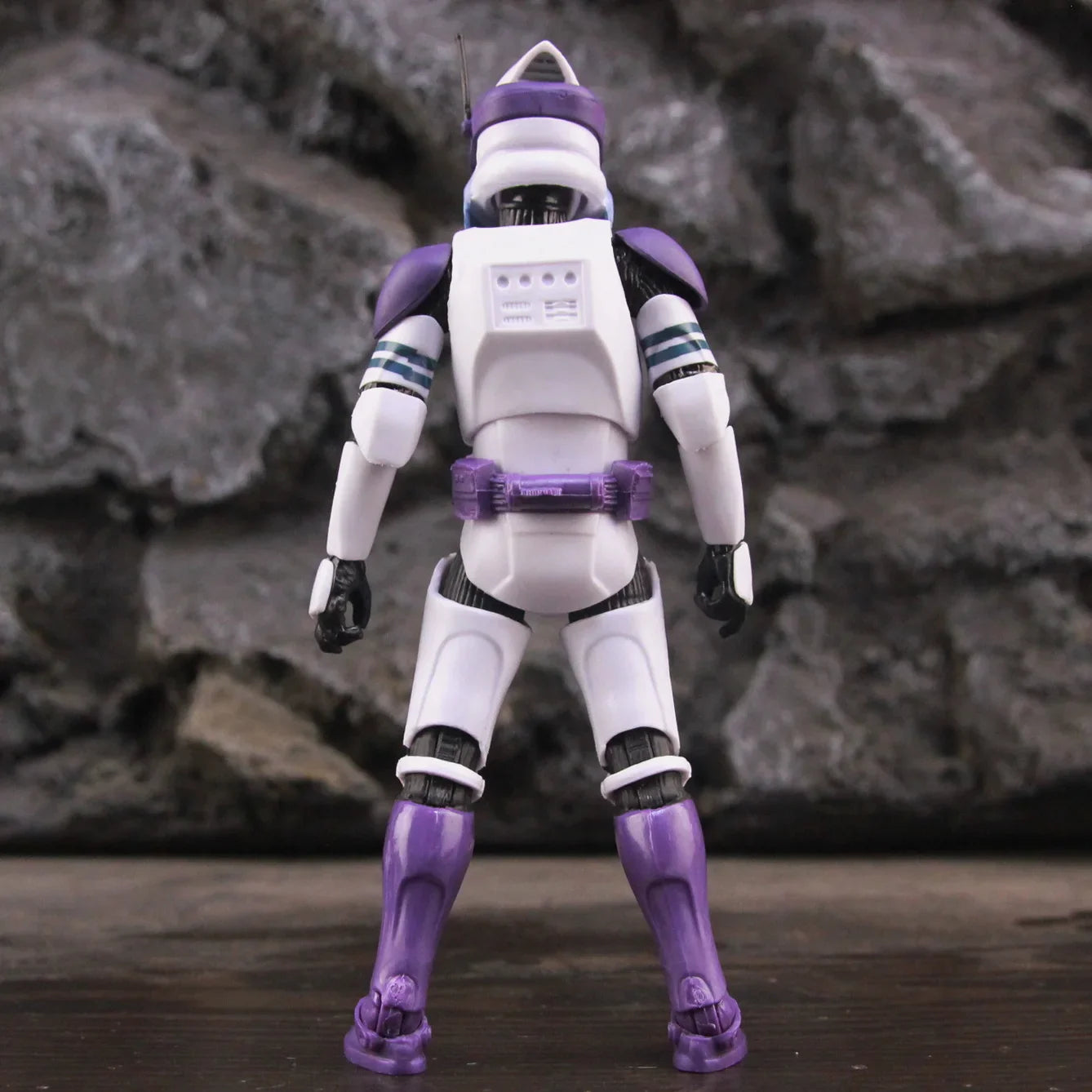 New Body 187th Legion Purple Phase II P2 ARF Trooper Rocket Team Leader 6" Action Figure Mace Windu Republic Grand Army Clone