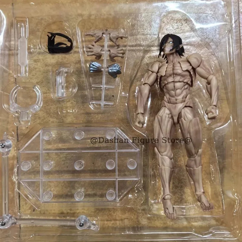 Attack on Titan Figure Revoltech The Armored Titan Action Figures Amazing Yamaguchi Yoroi no Kyojin Reiner Braun PVC Model Toys