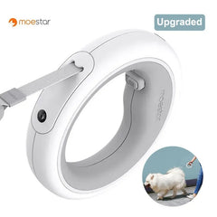 Moestar Retractable UFO Pet Leash With LED Light Night Walk Smart Dog Leash