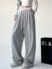 Wide Leg Sweatpants for Women Sport Pants Casual Sportswear Oversize