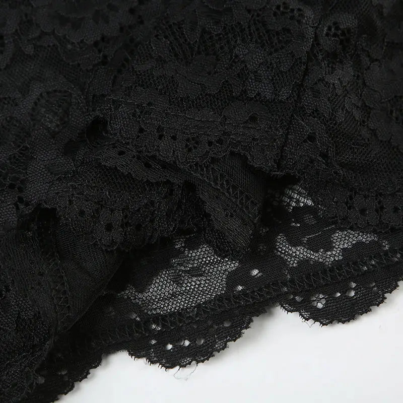 Sheer Lace Camisole Dress with Ultra Spicy and Lightweight Mesh; Sexy Dress for A Minority of Hot Girls
