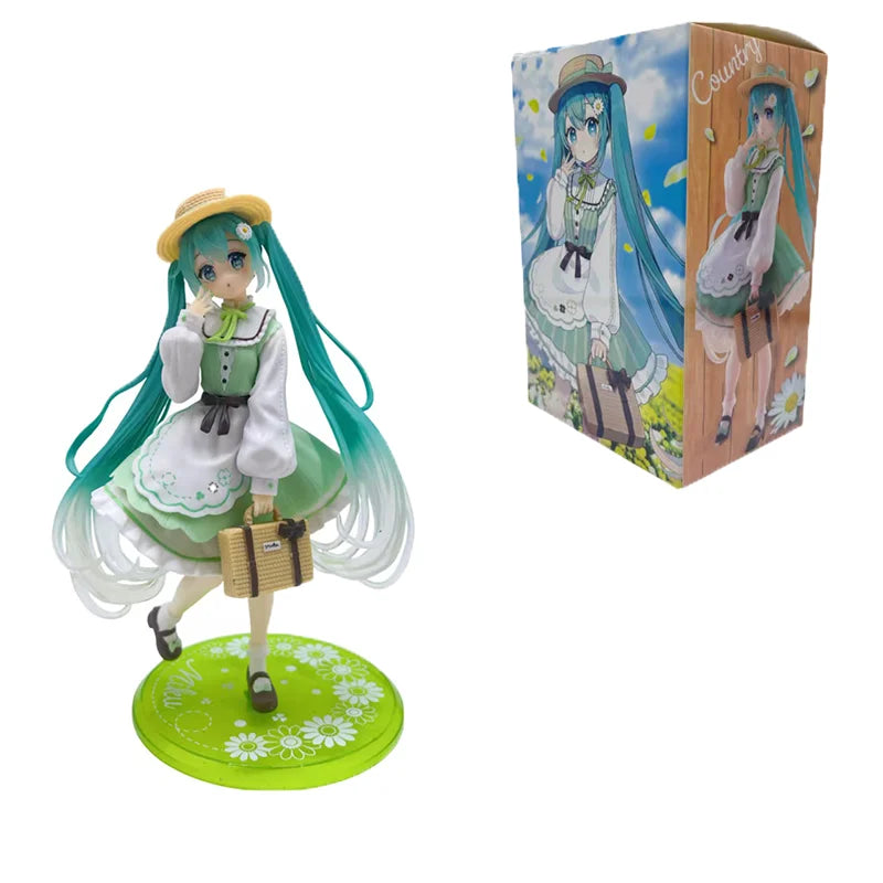 Judai Fashion Figure Hatsune Miku Country PVC Action Figure Model Doll Toys Gift