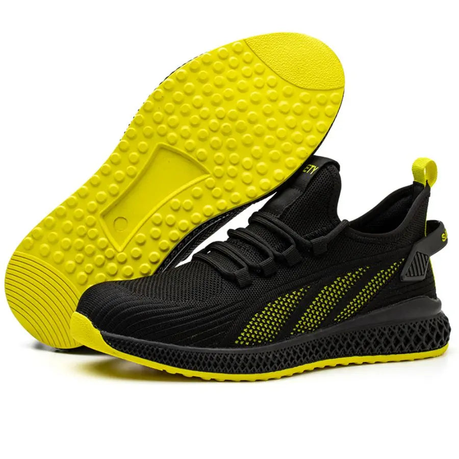 Steel Toe Safety Shoes for Men Women Lightweight Work Sneakers Puncture Proof Work Shoes Unisex Coustruction Safety Work Boots