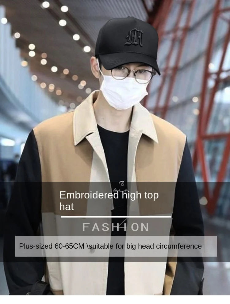 Big Head Plus Size Men's Hat Baseball Cap for Male Summer Sports Hat Hip Hop