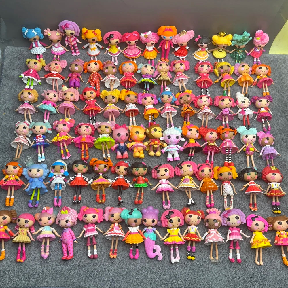 Original 8-10cm Lalaloopsy  Little Sister Multi-style Dolls PVC Girls' Holiday Gift Collection Toys