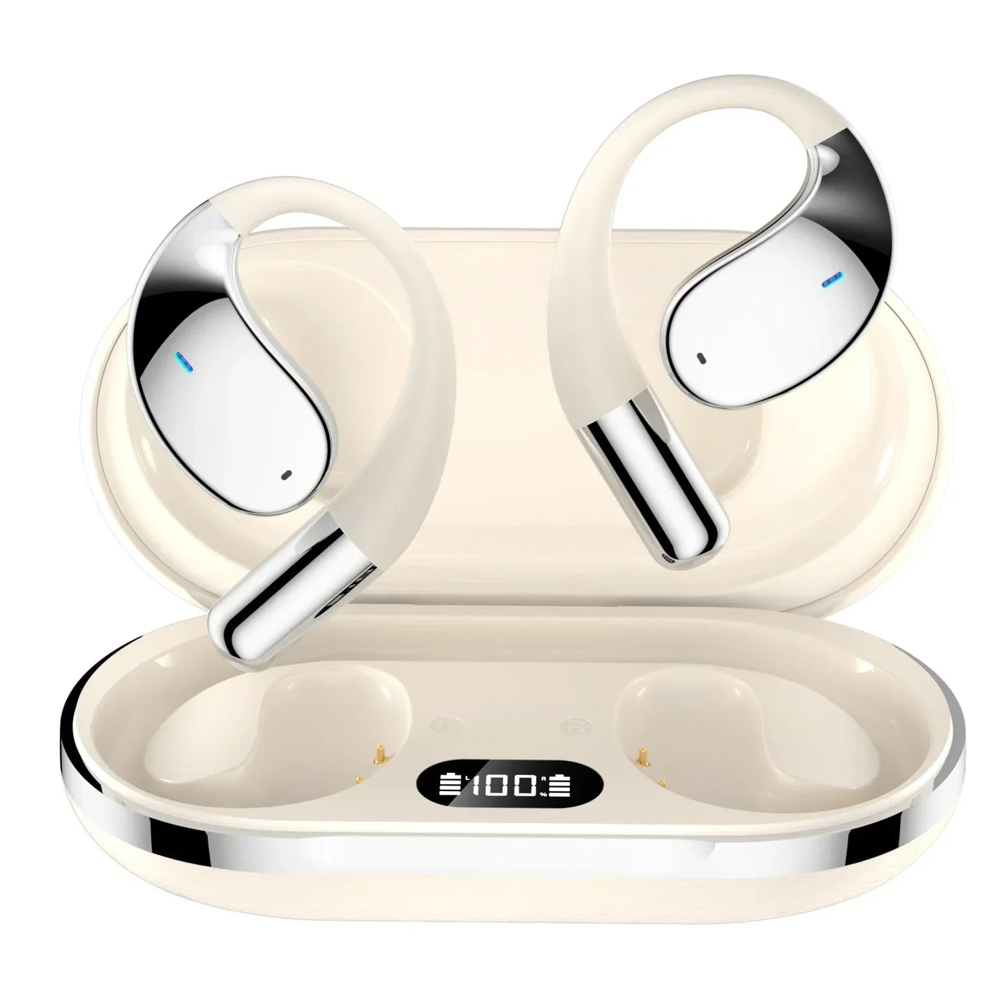 Wireless Translation Earbuds HIFI Bass ENC Noise Reduction 144 Languages Real Time Ai OWS Open Bluetooth 5.4 Headphones
