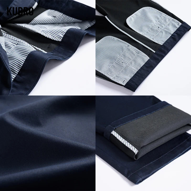 High Quality Men's Clothing Autumn Winter Office Business Casual Suit Trousers American