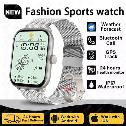 New Series 5 Watch5 Men Smart Watch Blood Pressure Blood Oxygen Heart Rate AI Voice Bluetooth Call Women SmartWatch For Android