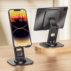 360° Rotate Metal Desk Mobile Phone Holder Stand For iPhone iPad Xiaomi Adjustable