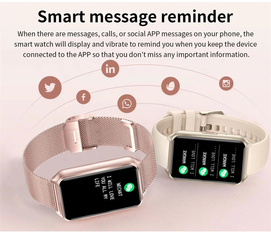 HD Bluetooth Call Smart Watch Men's Bracelet Fashion Women Smart Watch Android IOS
